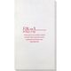 Just the Fun Facts Bamboo Luxe Guest Towels Image 2 of 4